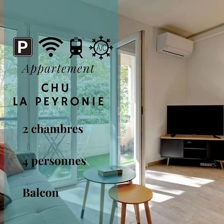 028- Chu Hopital, Appart 2Chambres, Parking, Tram مونبيلييه المظهر الخارجي الصورة