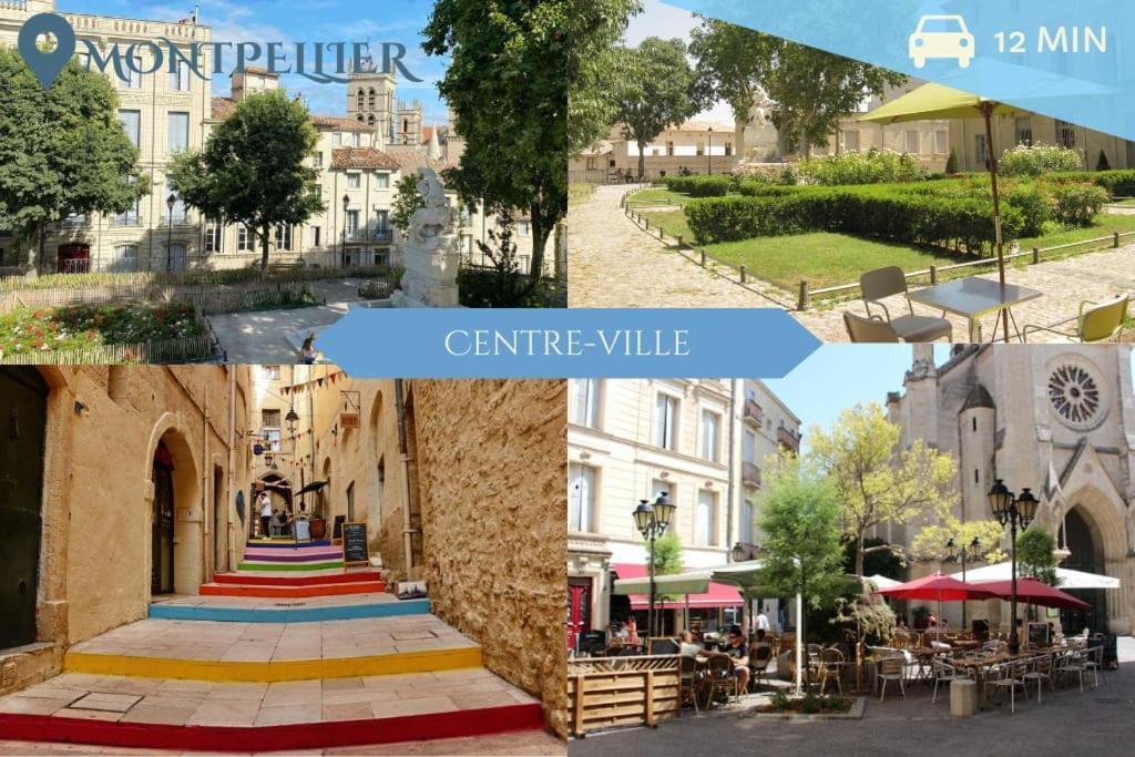 028- Chu Hopital, Appart 2Chambres, Parking, Tram مونبيلييه المظهر الخارجي الصورة